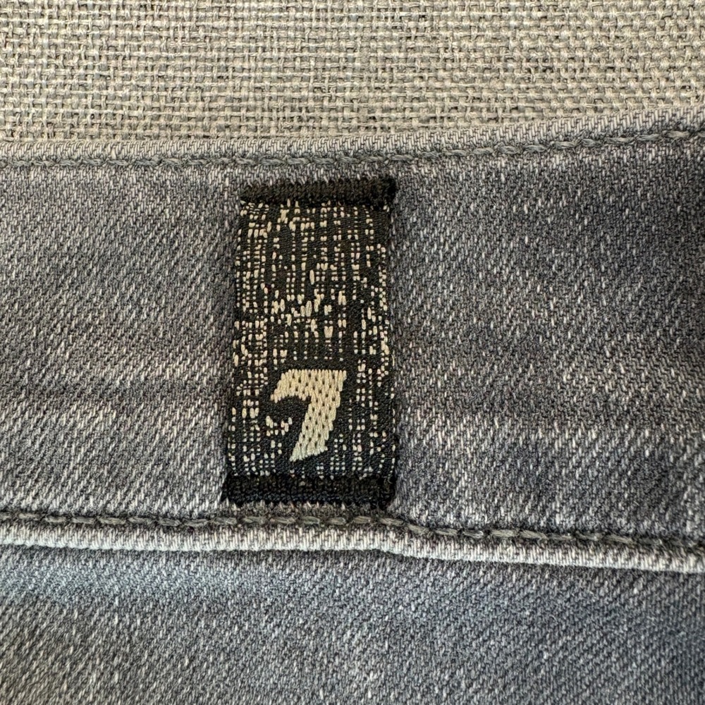 7 For All Mankind Standard Straight Leg Grey Jeans Mens 34 - Picture 14 of 14